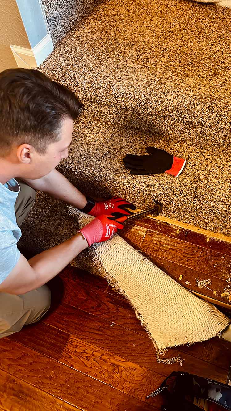 Staircase Carpet Repair & Restoration